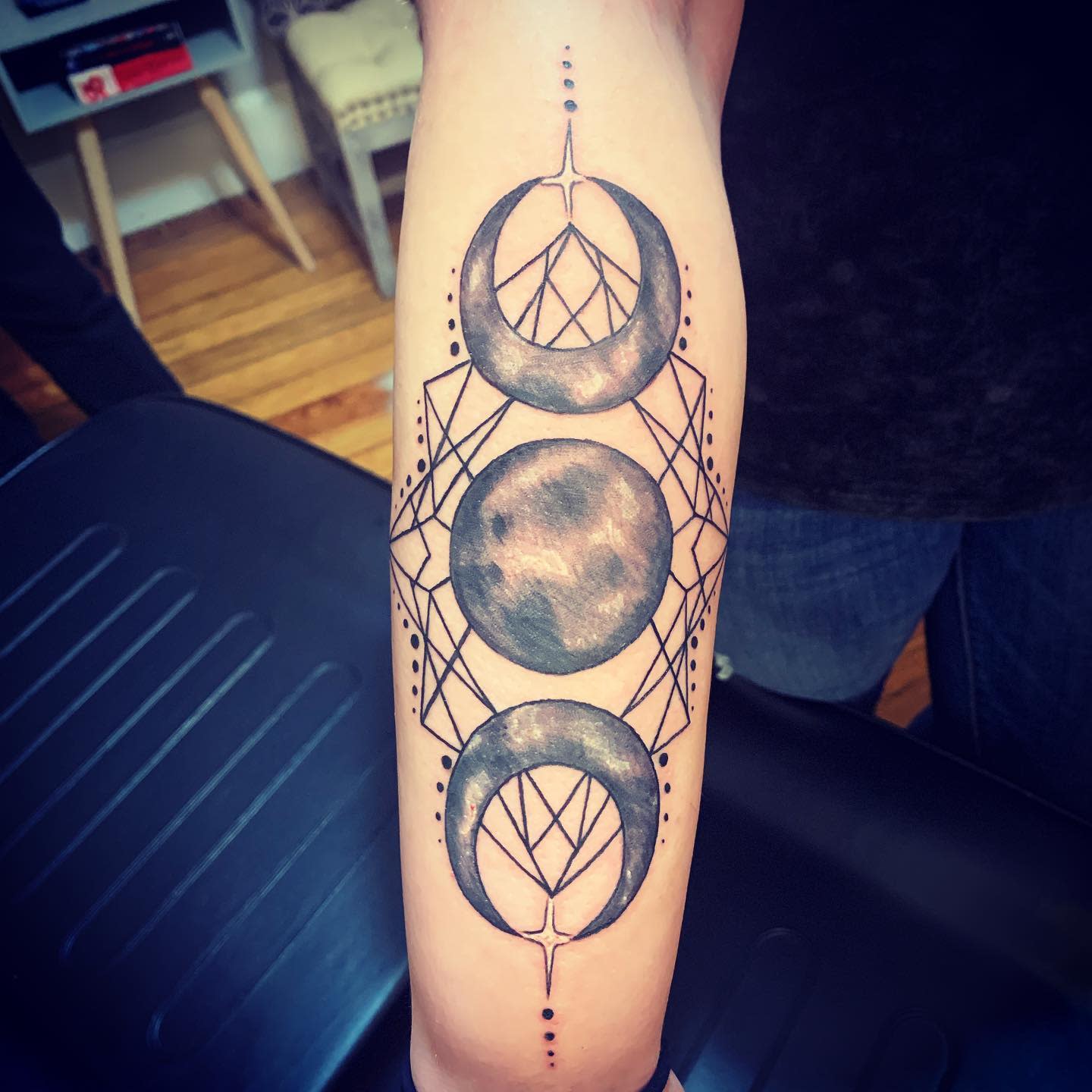 Triple Goddess Pagan Tattoo -jessicaturnertattoo